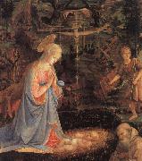 Filippino Lippi The Adoration of the Child oil